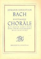 Einstimmige Choräle aus den Kantaten Heft 1 