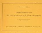 Deutsches Proprium der Votivmesse zur Professfeier von Frauen 