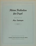 Kleine Präludien für Orgel 