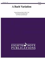 A Bach Variation (from Goldberg Variations BWV 988) 