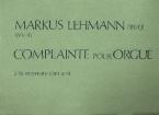 Complainte WV 41 