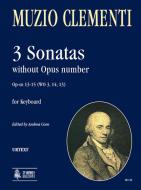 3 Sonatas without Opus number 