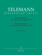 12 Fantasie per violino senza basso Standard