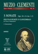 3 Sonatas op. 20 and 24 