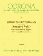 Concerto F Major TWV 52:F1 