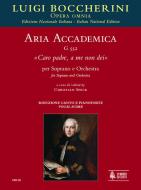 Aria accademica Caro padre, a me non dei G552 