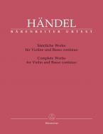 Opere complete per violino e basso continuo Standard