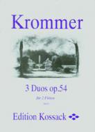 3 Duos op. 54 