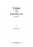 Etüde für Klarinette solo (B) op. 98, 2 