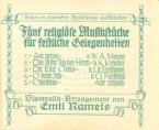 5 religiöse Musikstücke 