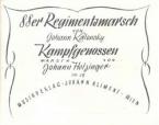 Kampfgenossen (Waffenbrüder) 