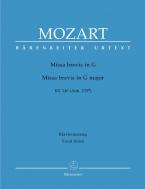 Missa brevis in sol maggiore KV 140 (Anh. 235d) Standard