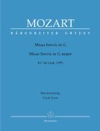 Missa brevis in sol maggiore KV 140 (Anh. 235d) Standard
