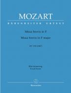 Missa brevis in fa maggiore KV 192 (186f) Standard