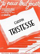 Tristesse op. 10 No. 3 