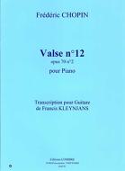 Valse No. 12 op. 70 No. 2 