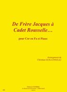 De frere Jacques a Cadet Rousselle 