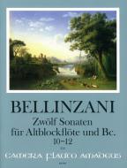 Dodici sonate op. 3 Vol. IV: Sonate 10-12 