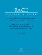 Arrangiamenti per pianoforte di altre opere II BWV 978-984 Standard