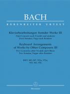 Arrangiamenti per pianoforte di altre opere 3 BWV 985-987, 592a, 972a Standard