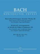 Arrangiamenti per pianoforte di altre opere 3 BWV 985-987, 592a, 972a Standard