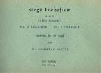 Legende und Prélude, op. 12, 6-7 