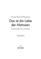 Das ist die Liebe der Matrosen 