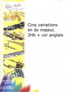 Cinq variations en do majeur 
