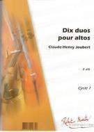 Dix duos pour altos en première position 