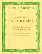 Premiere recreation de musique op. 6 