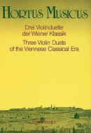 Mehrsätzige Kompositionen von Peter Hänsel, Franz Anton Hoffmeister und Wenzel Pichl 