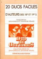 20 Duos Faciles d'Auteurs des 18e et 19e Siecles 