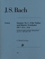 Sonatas Nos 1-3 