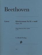 Piano Sonata no. 32 c minor Op. 111 
