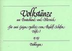 Volkstänze aus Deutschland und ?ìsterreich Heft 3 