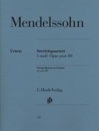 String Quartet in f minor Op. post. 80 