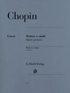 Waltz e minor Op. post. 