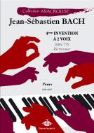 4ème Invention A 2 Voix Re Mineur BWV 775 