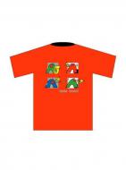 T-Shirt XL Rot Brass 