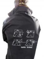 Raincoat Brass (L), black 