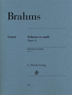Scherzo in e flat minor op. 4 