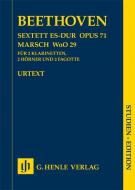 Sextet in E flat major op. 71 and March WoO 29 