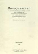 Deutschlandlied für Blechbläserquartett/-quintett 
