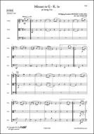 Menuet en Sol, K. 1e 