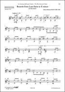 Bourrée from Suite in e minor For Lute 