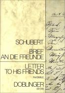 Brief an die Freunde mit Faksimile 