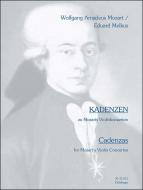Cadenzas for Mozart's Violin Conzertos 