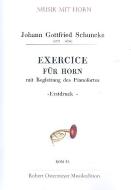 Exercice für Horn mit Begleitung des Pianofortes E-Dur (Erstdruck) 