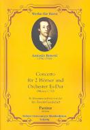 Concerto für 2 Hörner und Orchester E-Dur (Murray C 57) 