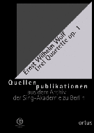 Drei Quartette op. 1 